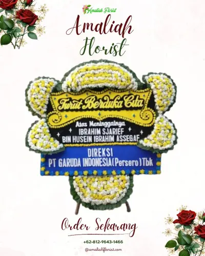Papan Bunga Duka di Sidoagung